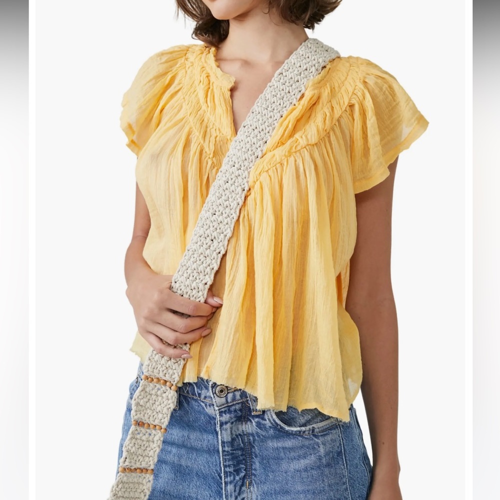 Free people NWOT Padma top size large